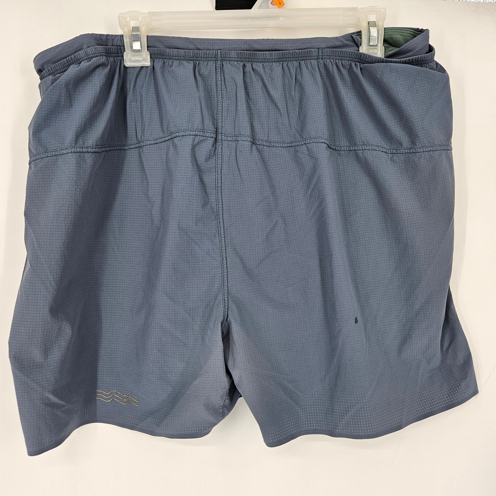 Janji Shorts Mens XL Gray Blue Performance Running Outdoors FLAWS‎ - Picture 4 of 10